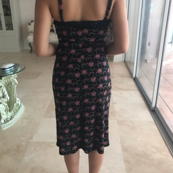 Vintage Betsey Johnson Dress Lace Trim Size P fits 2, 4, S, XS - Picture 4 of 8